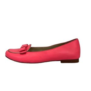 Kate Spade Pink Flats with Bow Accent